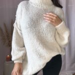 Camisola de malha de lã