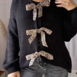 Colete com nós leopardo