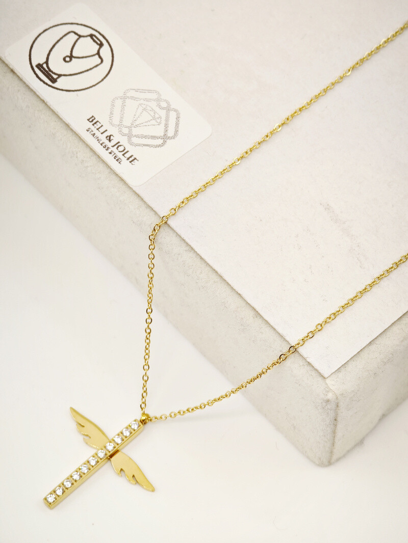 collier-en-acier-inoxydable_dore_6870c44add95a Collier en acier inoxydable - Image 1