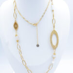 Colar longo em aço inoxidável