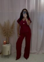 Conjunto blusa e calça