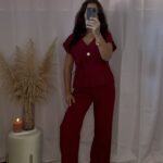 Conjunto blusa e calça