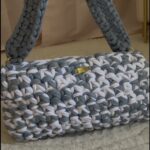 Mala de mão com alça larga "Brisa Dourada" - Edição limitada SOWELA crochet